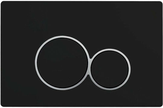 Flush Button Alca Plast H2 Vigante Built-In WC Cistern Black