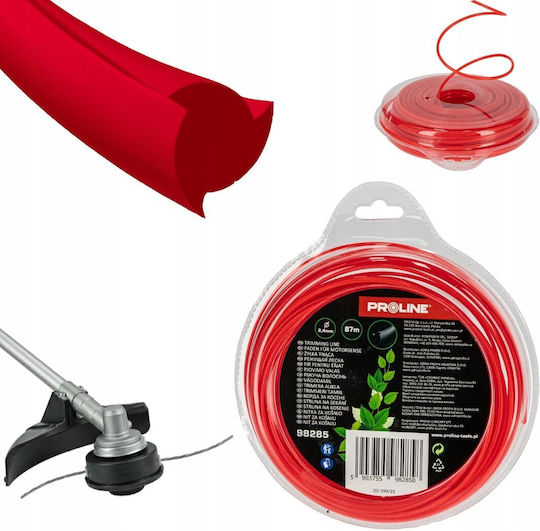Lahti Pro Dreieck Bürstenschneider Trimmer-Leinen Länge 87m und Dicke 2.4mm