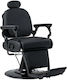 Activeshop Friseursalon- und Spa-Stuhl Schwarz mit höhenverstellbarer Funktion und hydraulischem Hebemechanismus