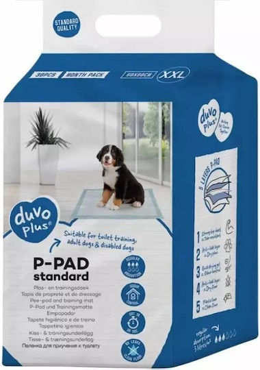 Duvo Plus Dog Floor Diaper 90x60cm 30pcs