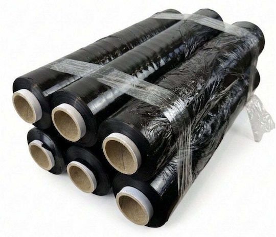 Adhesive Black Stretch Film 23mic 3.0kg X 6 Boxes
