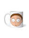 Rick And Morty Morty Talking Cană Ceramică Albă 330ml