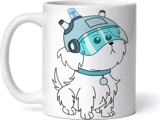 Rick And Morty Snuffles Cană Ceramică Albă 330ml Personalizată
