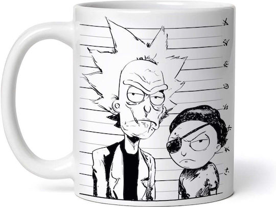 Rick And Morty Evil Or Good Cană Ceramică Albă 330ml