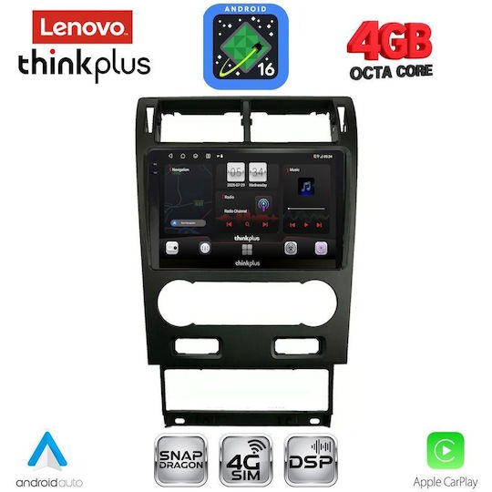 Lenovo Автомобилна Аудио Система за Ford Mondeo 2003-2006 (Bluetooth/USB/Вграден Wi-Fi/GPS/Apple CarPlay/Android Auto) с Touch Screen 9"
