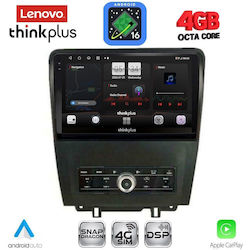 Lenovo Car Audio System for Ford Mustang 2010-2015 (Bluetooth/USB/WiFi/GPS/Apple CarPlay/Android Auto) with 9" Touch Screen