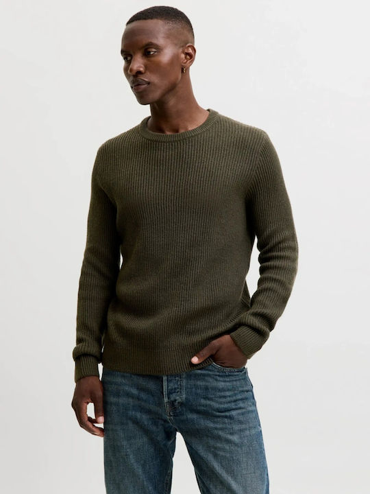Jack & Jones Pulover Mânecă lungă Dark Green