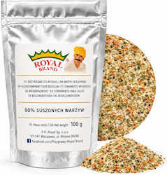 Amestec De Condimente Pentru Supă Fără Sare 90% Legume Uscate 100 G Royal Brand