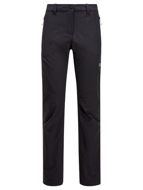 Jack Wolfskin Holdsteig Pantaloni Lungi de Drumeție Pentru Femei Negru