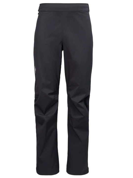 Black Diamond Fineline Stretch Full Zip Pantaloni Lung De Drumeție Pentru Bărbați Negri