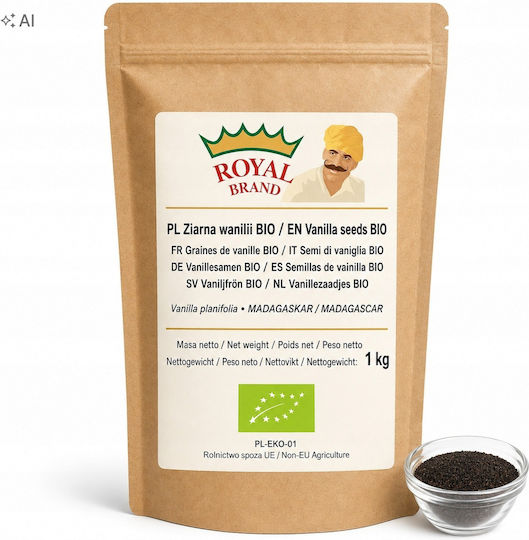 Royal Brand Organic Vanilla Seeds 1000gr
