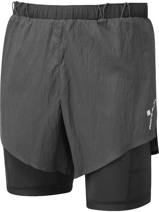 Ronhill Twin Pantaloni Scurți Sport Bărbați Negri