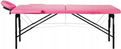 Activeshop Zusammenklappbares Physiotherapie-Bett Rosa aus Holz Activeshop Zusammenklappbares Physiotherapie-Bett Rosa aus Holz