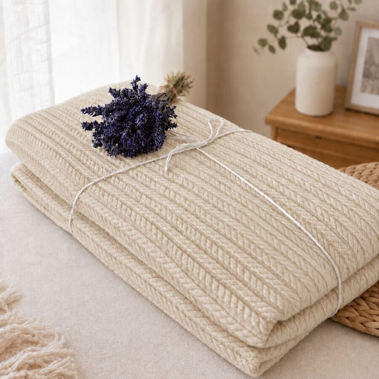 Pucioasa Μονή 160x220εκ. Light Beige Pucioasa Μονή 160x220εκ. Light Beige