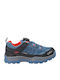 Kids Hiking Shoes Waterproof Blue