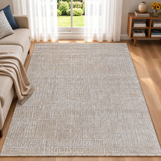 Rectangular Beige Rug 240x300cm