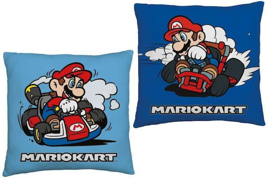 Halantex Kids Decorative Pillow Super Mario Blue 40x40cm