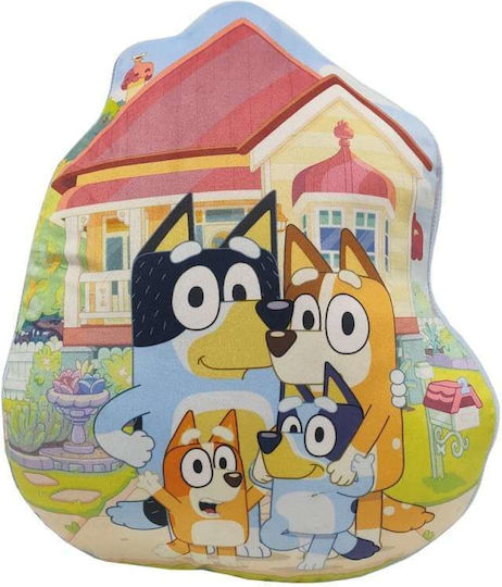 Halantex Παιδικό Διακοσμητικό Μαξιλάρι Bluey Family