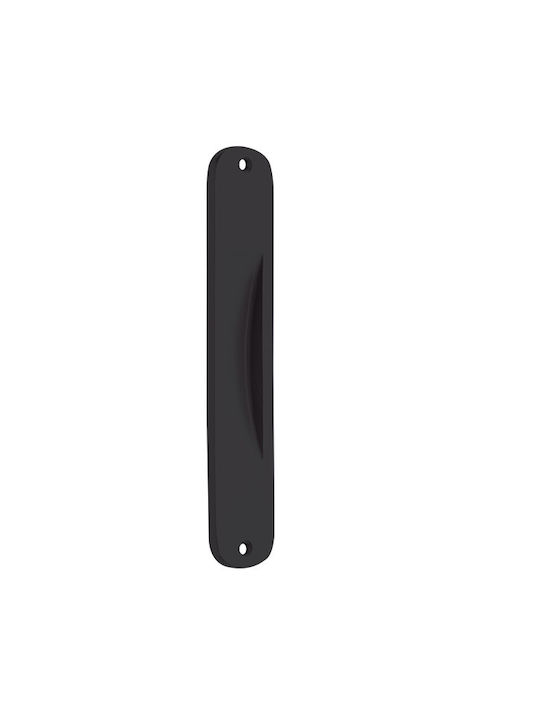 Zogometal 219 Türdrücker ohne Loch Schwarz 34mm 219-86