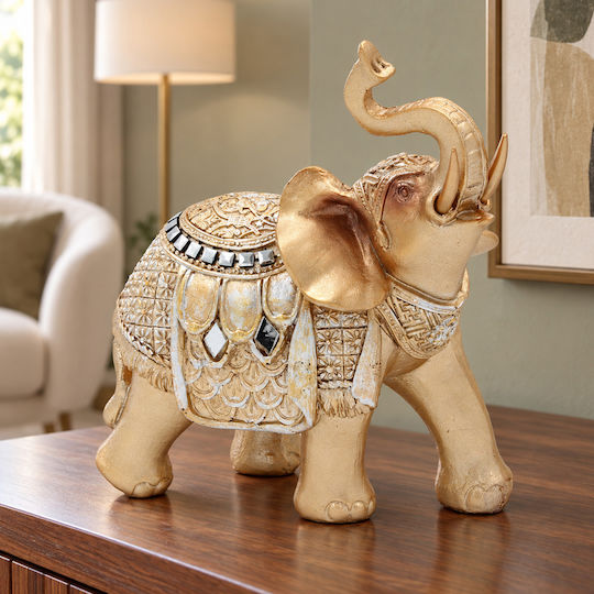 Keskor Decorative Polyresin Elephant 11x6x13cm