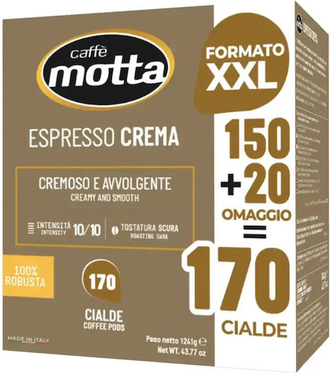 Caffe Motta Κάψουλες Espresso Φουντούκι Συμβατές με Μηχανή E.S.E. Pod 150caps