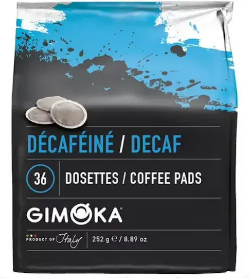 Gimoka Κάψουλες Espresso Decaffeine Συμβατές με Μηχανή E.S.E. Pod 36caps