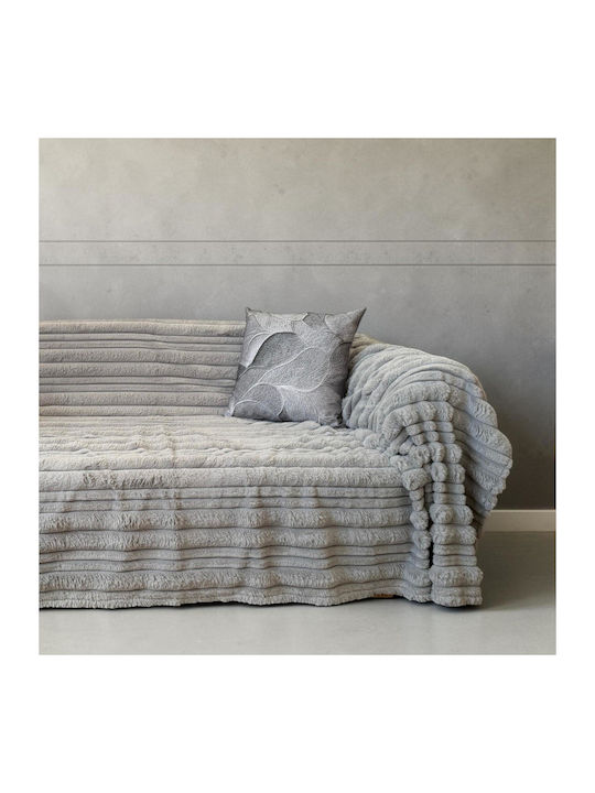 Linea Home Sable Überwürfe Set 3 Stück Pelzarti...