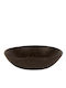 Ready Deep Black Ceramic Serving Plate 22cm