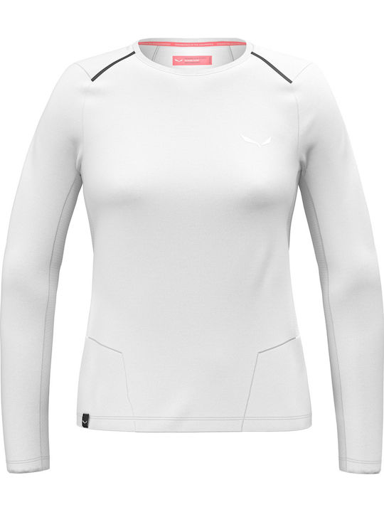 Pedroc Dry Bluza Damă Sport Uscare Rapidă Transparentă Albă