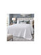 Nicefeelings Piqué Decke King Size 270x265cm Weiß