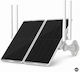 Extensor WiFi Solar de Exterior Acoperire 300 Metri Gamă Panou Solar Dual 30w Baterie 30000mah Bandă Dublă 2.4ghz 5ghz Ip Camere de Supraveghere