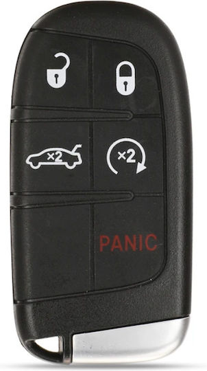 Carcasa Cheii Chrysler Jeep Dodge Fiat 4 Butoane & Panic Zkey-jeep-06