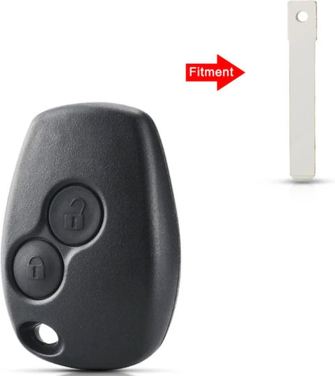 Buton De Schimb Capac Carcasa Cheie Renault Megane Modus Espace Laguna Logan Clio Kango Nissan Dacia 2 Butoane Doar Lame Va2 Zkey Renault 16
