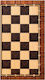 DMT Backgammon/Șah din Lemn cu Pioni 29x29cm
