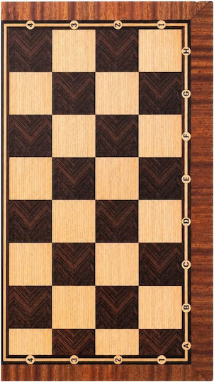 DMT Backgammon/Șah din Lemn cu Pioni 29x29cm