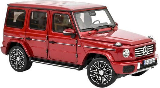 Precomandă Model Mașină Mercedes-Benz G-Class 2024 Roșu Iacint Scara 1:18 Norev