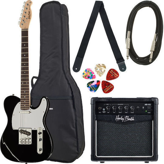 Harley Benton TE-20 BK Standard Set Electric Guitar