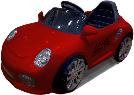 Elektrisches Einsitzer Kinderfahrzeug Mit Fernbedienung 6 Volt Rotes Auto