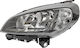 Headlight Left Fiat Doblo 2015+ Electric Adjustment Black Frame 505313