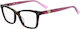 Moschino Damen Acetat Brillengestell Braun Schildpatt MOL700 0T4