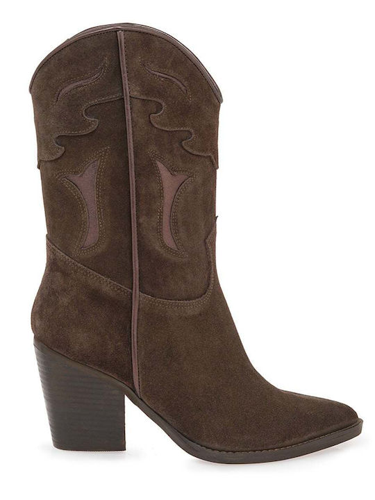 Tsakiris Mallas Wildleder Damen Cowboy Stiefele...
