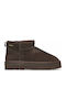 Leather Women's Ankle Boots Brown