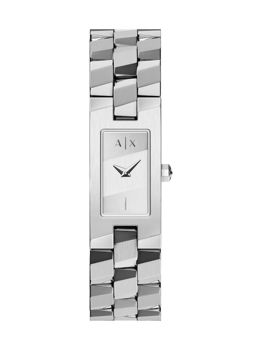 Armani Exchange Дамски часовник 34mm Кварцов със Сребрист Стоманен Браслет