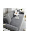 SteweHome Ριχτάρι Πολυθρόνας Chenille 170x210εκ. Γκρι