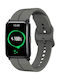 Gummi-Armband Grau 20mm