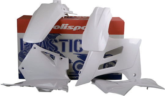 Kit De Materiale Plastice Mx Enduro Polisport Gas Gas 2005-06 Alb
