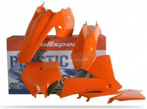 Комплект Пластмаси Mx Replica Polisport Ktm 65 Sx 2002-08 Oem Цвят Оранжев