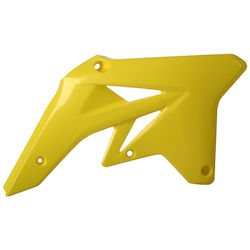 Plastische Kühlschrankabdeckungen Polisport Suzuki Rmz250 2007-09 Gelbe Oem Farbe