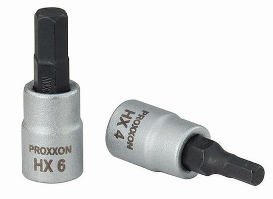 Proxxon Ключови Гайки С Връх Ален И Каре Приемник 1/4'' Размер H8