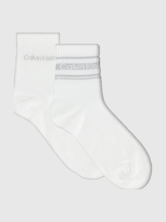 Calvin Klein Γυναικείες Κάλτσες Λευκό 2Pack